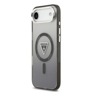 GUESS tok IPHONE 17 Air kompatibilis MagSafe GUHMP17MHGTMLCGK (IML Gradient W/ háromszög logó) fekete