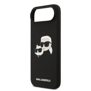 KARL LAGERFELD LIQUID SILICONE DOUBLE HEADS MAGSAFE szilikon telefonvédő (ütésállóság