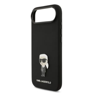KARL LAGERFELD LIQUID SILICONE METAL IKONIK CASE szilikon telefonvédő (ütésállóság