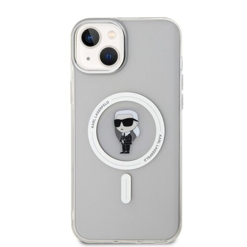 Karl Lagerfeld KLHMP15MHFCKNOT iPhone 15 Plus 6.7" átlátszó keménytok IML ikonikus MagSafe - Image 2