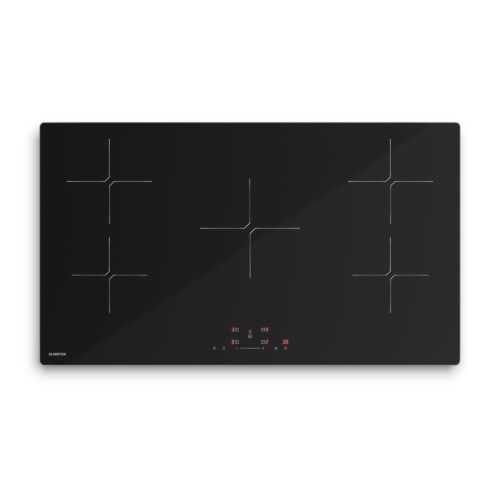 Klarstein PowerGlide indukciós főzőlap | Modern és nagy teljesítményű | 5 főzőzóna | 9800 W | 90 cm