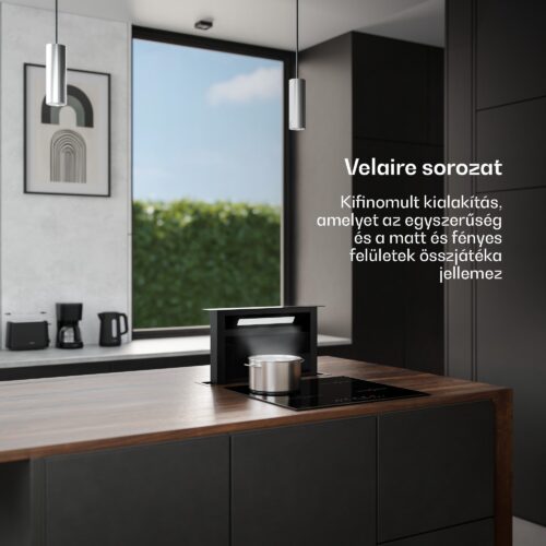Klarstein Velaire indukciós főzőlap + Velaire főzőlap elszívó | Minimalista | 60 cm - Image 2