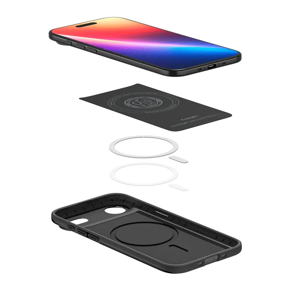 SPIGEN tok THIN FIT MAG kompatibilis a MagSafe készülékkel az IPHONE 17 Air készülékhez fekete - Image 2
