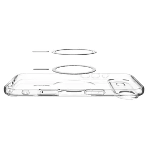 SPIGEN tok ULTRA HYBRID MAG kompatibilis MagSafe az IPHONE 17 Air számára tiszta fehér