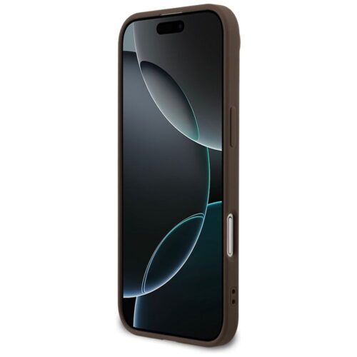 GUESS tok IPHONE 17 Air kompatibilis MagSafe GUHMP17MG4GFRW (PU 4G gyűrű klasszikus logó) barna - Image 2