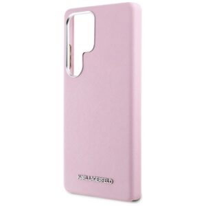 KARL LAGERFELD SAFFIANO FULL WRAPPED ELONGATED METAL LOGO szilikon telefonvédő (ütésállóság