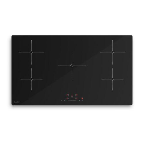 Klarstein PowerGlide indukciós főzőlap | Modern és nagy teljesítményű | 5 főzőzóna | 9800 W | 90 cm