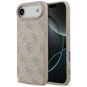 Tojás Guess 4G Ring Classic Logo MagSafe iPhone Air rózsaszín tokhoz