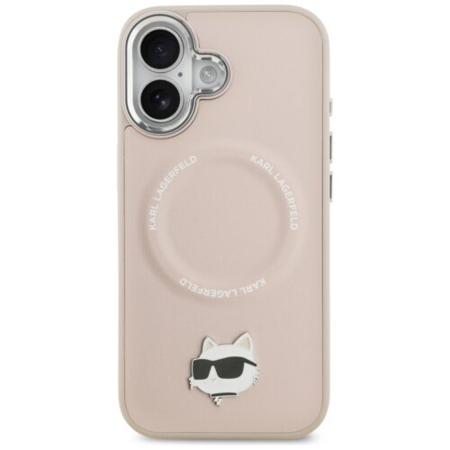 Karl Lagerfeld Choupette Pin MagSafe tok iPhone 17 rózsaszínhez - Image 2