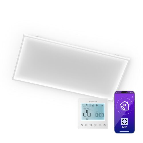 Klarstein Wondersky infravörös panel | 770 W | 4 - 8 m² | Minimalista kialakítás | 120 cm x 60 cm