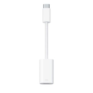 APPLE adapter kábel (lightning 8 pin aljzat - Type-C) FEHÉR