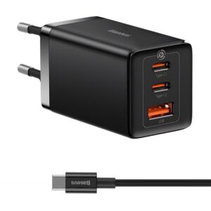 BASEUS hálózati töltő USB+2 Type-C aljzat (5A