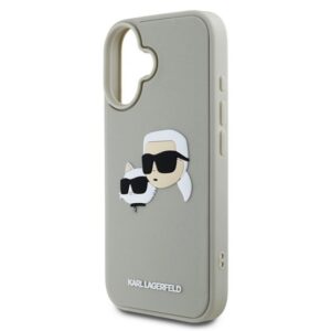 KARL LAGERFELD 3D RUBBER DOUBLE HEADS szilikon telefonvédő (ütésállóság