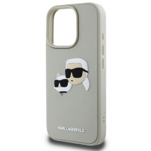KARL LAGERFELD 3D RUBBER DOUBLE HEADS szilikon telefonvédő (ütésállóság