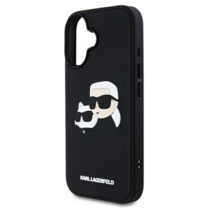 KARL LAGERFELD 3D RUBBER DOUBLE HEADS szilikon telefonvédő (ütésállóság