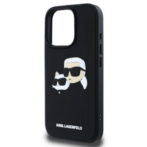 KARL LAGERFELD 3D RUBBER DOUBLE HEADS szilikon telefonvédő (ütésállóság