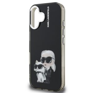 KARL LAGERFELD IML AQUARELLE KARL AND CHOUPETTE szilikon telefonvédő (ütésállóság