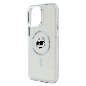 KARL LAGERFELD IML CHOUPETTE HEAD METAL FRAME MAGSAFE szilikon telefonvédő (ütésállóság