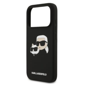 KARL LAGERFELD LIQUID SILICONE DOUBLE HEADS MAGSAFE szilikon telefonvédő (ütésállóság