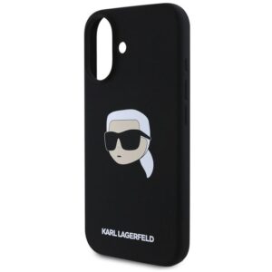KARL LAGERFELD LIQUID SILICONE KARL HEAD MAGSAFE szilikon telefonvédő (ütésállóság