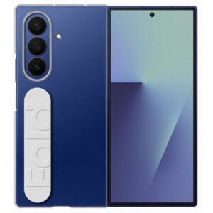 SAMSUNG szilikon telefonvédő (kézpánt + képernyővédő fólia) ÁTLÁTSZÓ Samsung Galaxy Z Fold7 (SM-F966)