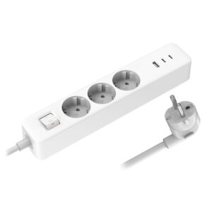 XIAOMI POWER STRIP hálózati elosztó 3 AC+USB+2 Type-C aljzat (20W