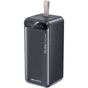 AWEI PA-13 vésztöltő 2 USB+Type-C aljzat (50000mAh
