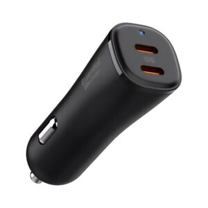 SPIGEN EV502 ARCSTATION autós töltő 2 Type-C aljzat (50W