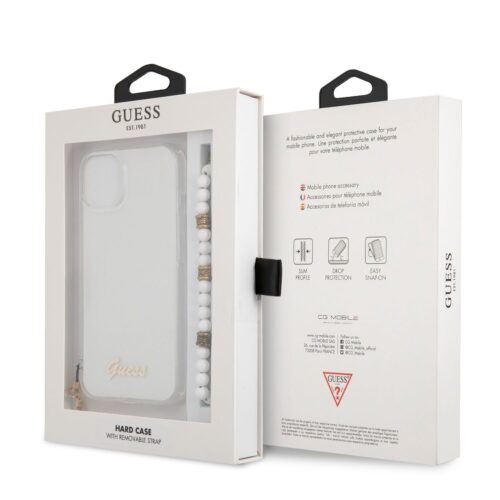 Apple iPhone 13 Mini GUESS GUHCP13SKPSW TPU Hátlap - Átlátszó - Image 2