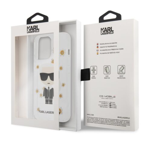 Apple iPhone 13 Pro KARL LAGERFELD KLHCP13LHFLT TPU Hátlap - Átlátszó - Image 2