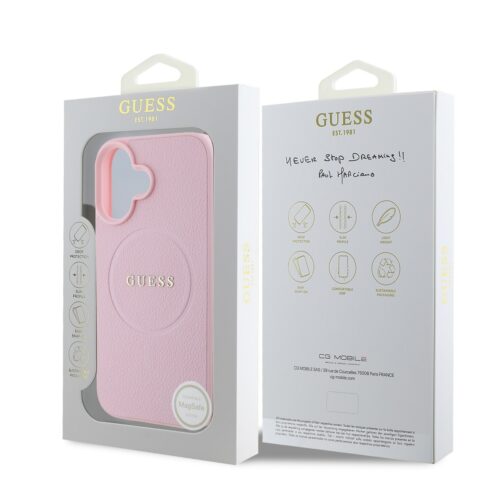 Apple iPhone 16 GUESS GUHMP16SPGHSMMP MagSafe Hátlap - Rózsaszín - Image 2