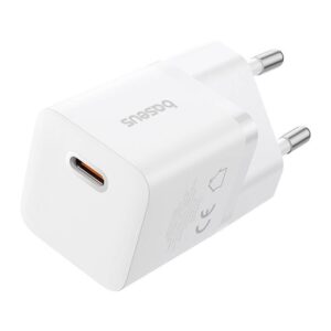 BASEUS GaN5 MINI 1C hálózati töltő Type-C aljzat (25W