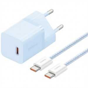 BASEUS GaN5 MINI 1C hálózati töltő Type-C aljzat (30W