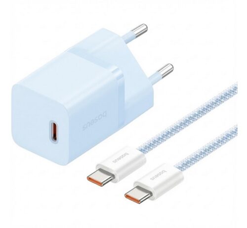 BASEUS GaN5 MINI 1C hálózati töltő Type-C aljzat (30W