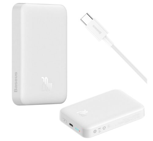 BASEUS MAGNETIC MINI OS vésztöltő Type-C aljzat (10000 mAh