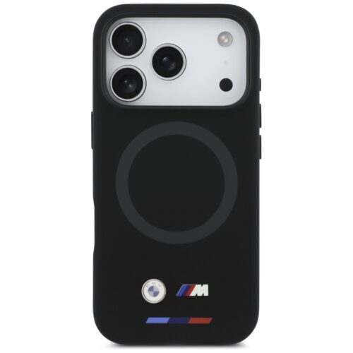 BMW M szilikon logós MagSafe tok iPhone 17 Pro-hoz Fekete - Image 2