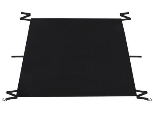 Fekete multifunkciós szélvédő huzat - 130 x 113 x 167 cm (WNDR4565)