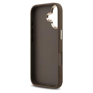 GUESS tok IPHONE 17 GUHCP17S4GMGCBR (PU W/ Big 4G Classic Logo) arany barna