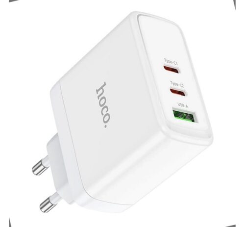 HOCO N30 hálózati töltő USB+2 Type-C aljzat (65W