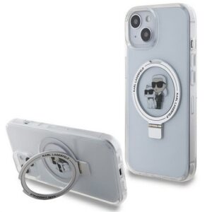 KARL LAGERFELD RING STAND KARL&CHOUPETTE MAGSAFE szilikon telefonvédő (ütésállóság