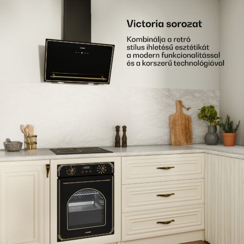 Klarstein Victoria kerámia főzőlap + Victoria keskeny sütő | Időtlen | 45 cm - Image 2