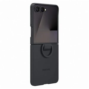 SAMSUNG szilikon telefonvédő (telefongyűrű) FEKETE Samsung Galaxy Z Fold7 (SM-F966)