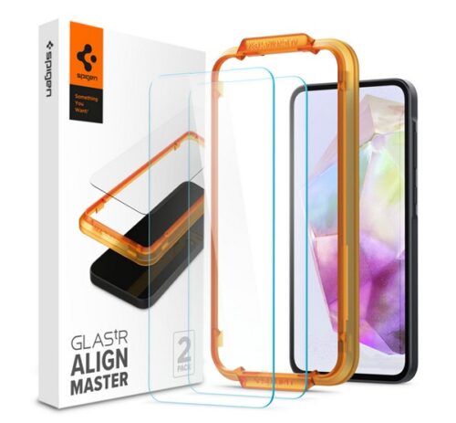 SPIGEN ALM FC képernyővédő üveg 2db (2.5D