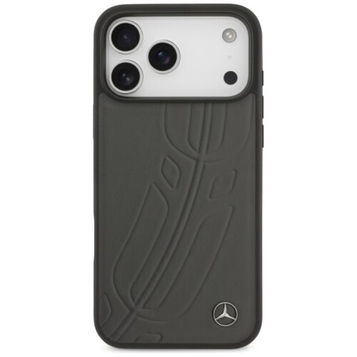 tok Mercedes bőr nagy babér hagyja MagSafe iPhone 17 Pro Max antracythez antracyt - Image 2