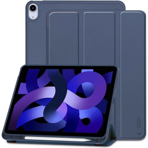 Apple iPad 10.9" 2022/Air 10.9" 2020/Air 11" 2024 Tech-Protect SC Pen Könyvtok - Kék