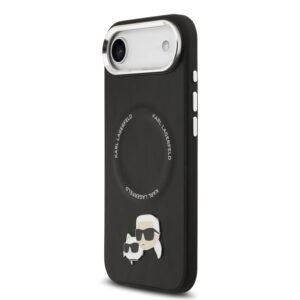 Apple iPhone 17 Air KARL LAGERFELD KLHMP17MPSMLRKCK Magsafe Hátlap - Fekete