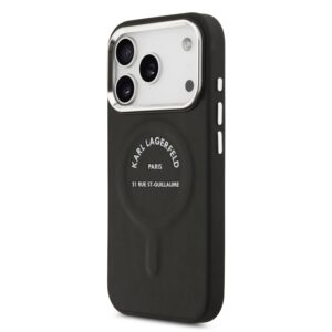 Apple iPhone 17 Pro KARL LAGERFELD KLHMP17LPSKRSGEK Magsafe Hátlap - Fekete