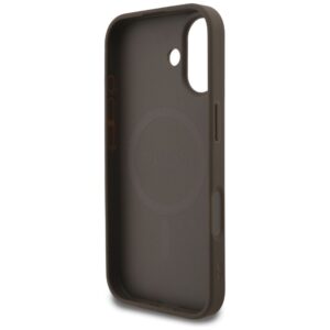 GUESS tok IPHONE 17 kompatibilis a MagSafe GUHMP17SG4GFRW (PU 4G Ring Classic Logo) barna