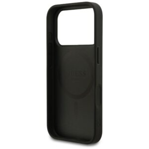 GUESS tok az IPHONE 17 Pro-hoz kompatibilis a MagSafe GUHMP17LG4GFRK (PU 4G Ring Classic Logo) fekete