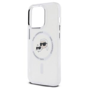 KARL LAGERFELD IML K&CH HEADS METAL FRAME MAGSAFE szilikon telefonvédő (ütésállóság
